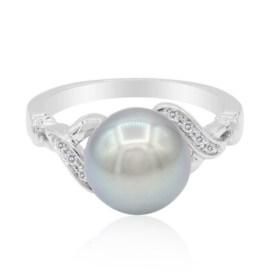Gouden ring met een Tahiti parel (TPC)