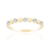 Gouden ring met Diamanten SI1 (G)