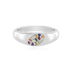 Zilveren ring met saffieren (Adela Silber)