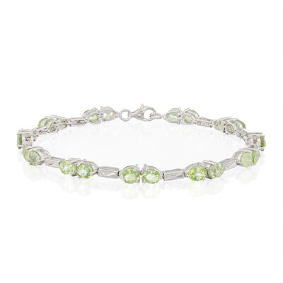 Zilveren armband met Paraiba toermalijnen