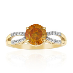 Gouden ring met een sfaleriet