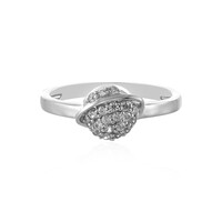 Zilveren ring met zirkonen