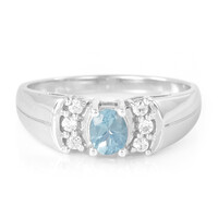 Zilveren ring met een Blauwe apatiet
