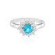 Zilveren ring met een Paraiba Topaas