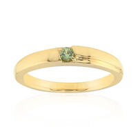 Gouden ring met een Madagaskar Demantoid (John Ferry)