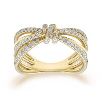 Gouden ring met I1 (H) Diamanten (CIRARI)