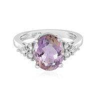 Zilveren ring met een Anahi Ametrien