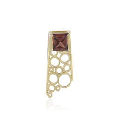 Gouden hanger met een Champagne Zirkoon (Ornaments by de Melo)