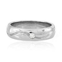 Platina ring met een Loepzuivere (F) Diamant (LUCENT DIAMONDS)