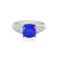 Zilveren ring met een Blauwe Ethiopische Opaal