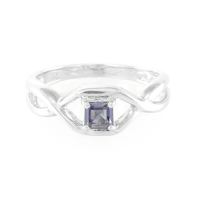 Zilveren ring met een Orissa ioliet