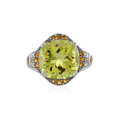 Zilveren ring met een Limoen Kwarts
