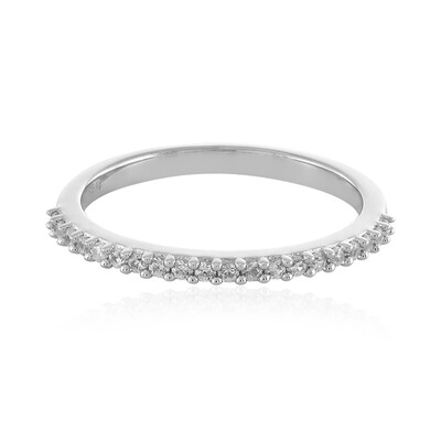 Zilveren ring met zirkonen