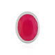 Zilveren hanger met een roze chalcedon (MONOSONO COLLECTION)