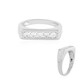 Zilveren ring met zirkonen (de Melo)