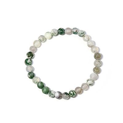 Armband met Boom Agaten