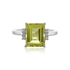Zilveren ring met een Limoen Kwarts