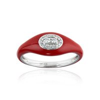 Gouden ring met I1 (H) Diamanten (de Melo)