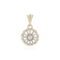 Gouden hanger met SI1 (H) Diamanten