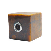 Zilveren hanger met een tijgeroog