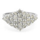 Zilveren ring met Chocolate Diamonds