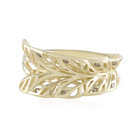Gouden ring met I2 Champagne Diamanten (Ornaments by de Melo)