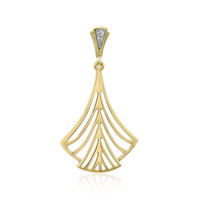 Zilveren hanger met een zirkoon