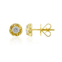 Gouden oorbellen met VS1-Diamanten (F) (adamantes [!])