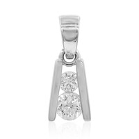 Gouden hanger met een VS1-Diamant (G) (adamantes [!])