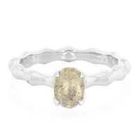 Zilveren ring met een labradoriet