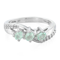 Zilveren ring met Paraiba toermalijnen