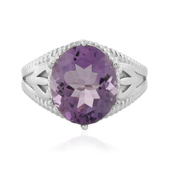Zilveren ring met een amethist