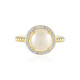 Zilveren ring met een Witte zoetwater kweekparel