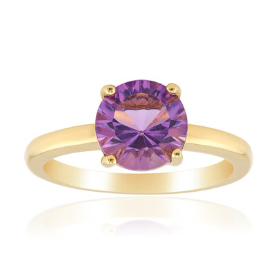 Zilveren ring met een amethist
