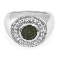 Zilveren ring met een Antieke weduwe