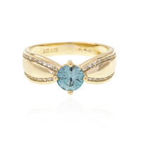 Gouden ring met een Ratanakiri zirkoon (de Melo)