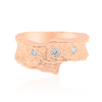 Zilveren ring met een zirkoon