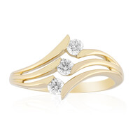 Gouden ring met Diamanten SI1 (G)