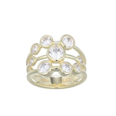 Zilveren ring met een zirkoon (Adela Silber)