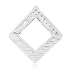 Zilveren hanger met zirkonen