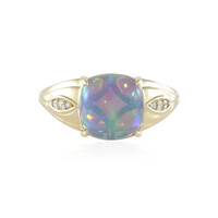 Gouden ring met een AAA Welo-opaal (de Melo)