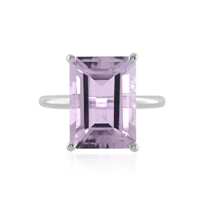 Zilveren ring met een lavendel amethist