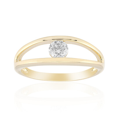 Gouden ring met een Diamant SI1 (G) (Annette)