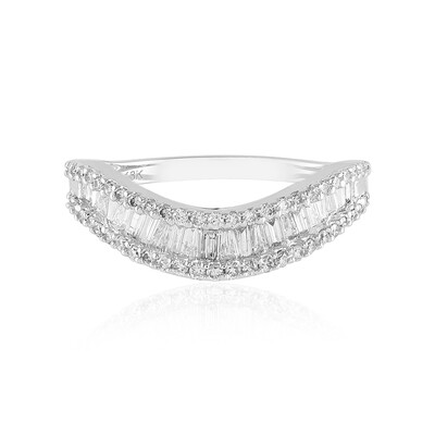 Gouden ring met SI1 (H) Diamanten