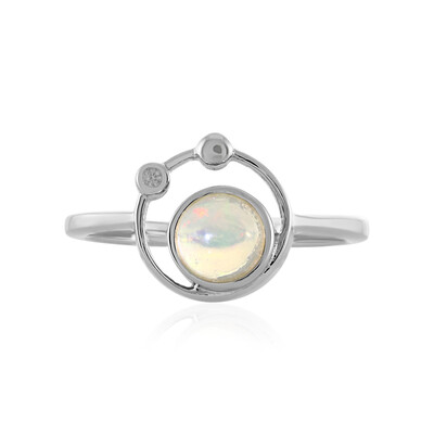 Zilveren ring met een Welo-opaal