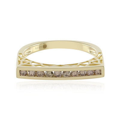 Gouden ring met I2 Champagne Diamanten (Ornaments by de Melo)