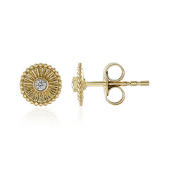 Gouden oorbellen met IF (G) Diamanten (de Melo)