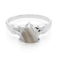 Zilveren ring met een Botswana agaat