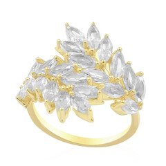 Gouden ring met zirkonen (de Melo)