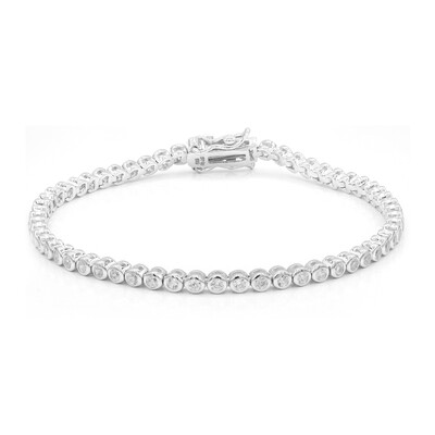 Zilveren armband met zirkonen